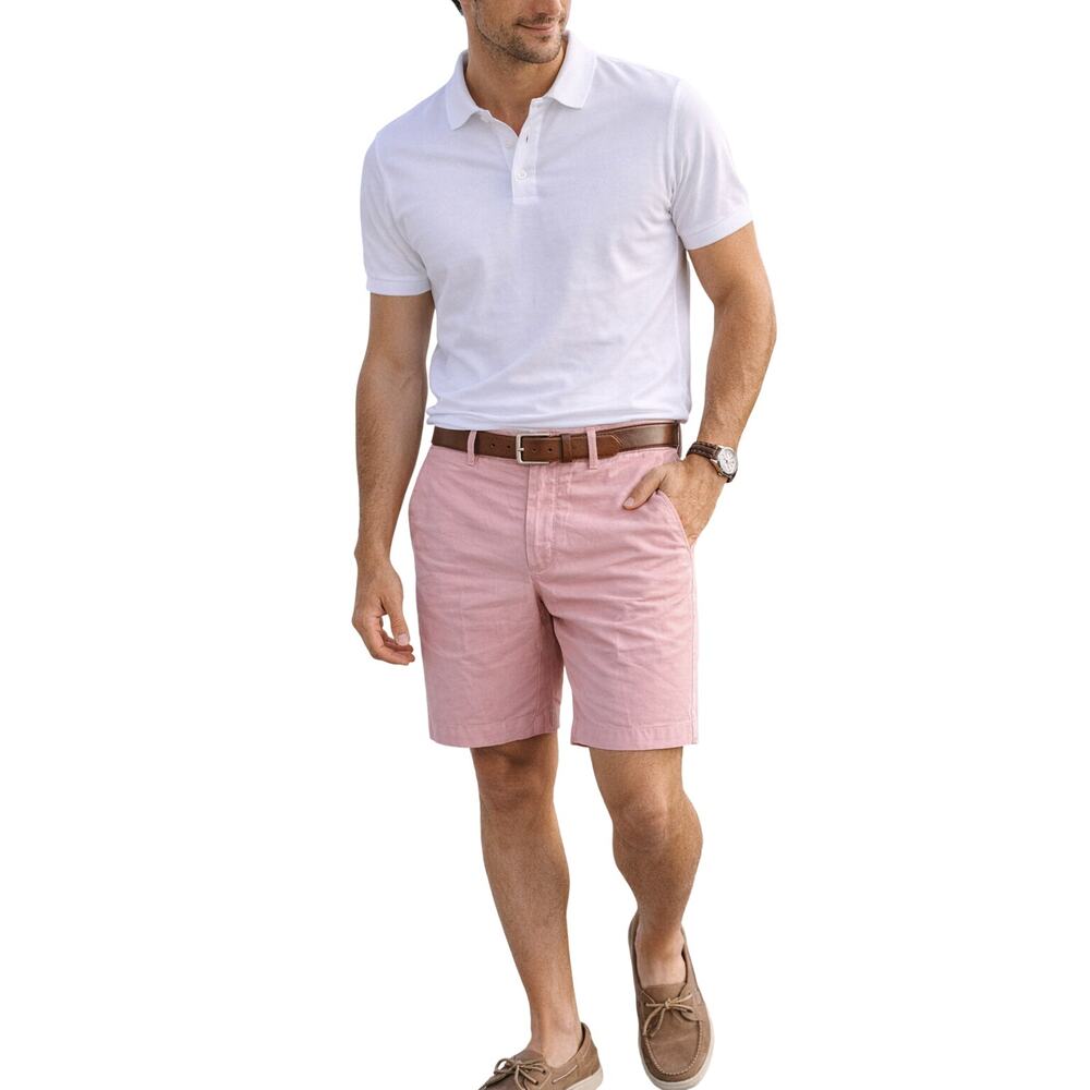 Vineyard Vines Club Shorts Salmon Pink Men’s Size 34 Preppy Summer Classic